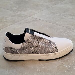 Karl Lagerfeld slip-on sneakers with snake-like print size 11 Made in Portugal